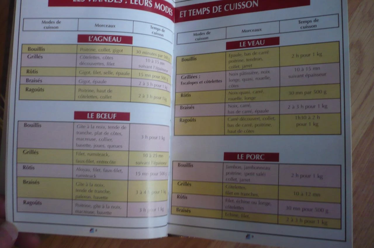 RECETTES DU GOURMET VIANDE & POISSONS volume 1 & 2 (1999) – photo 3